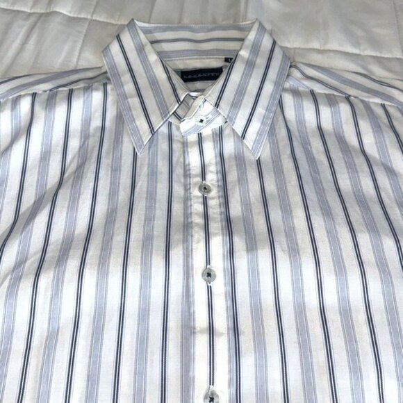 Level Ten Mens Striped Long Sleeve Button-Down Shirt L - Picture 2 of 11